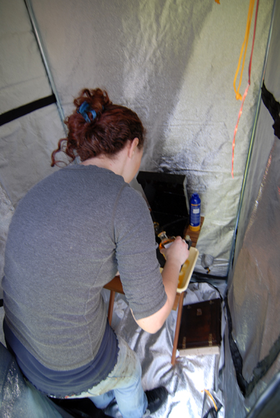 Me in my Darkroom Tent