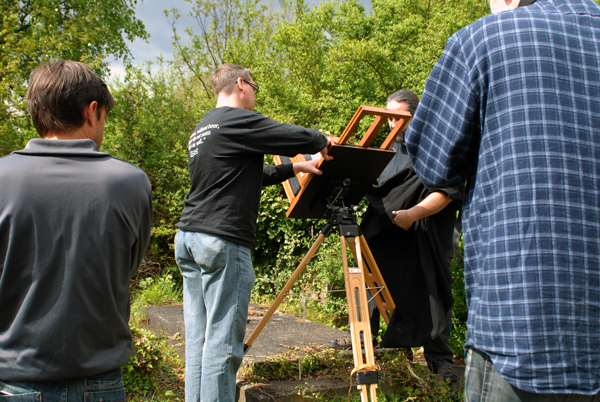 Preparing the second shot as the first one due chem trouble didn't work out