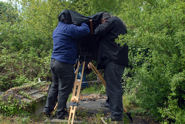 Setting up the foxy shot