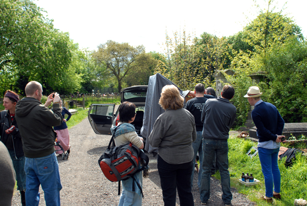 Right before fixing the plate I believe