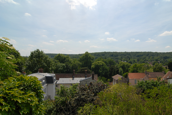 View from the restaurant; France at its best!