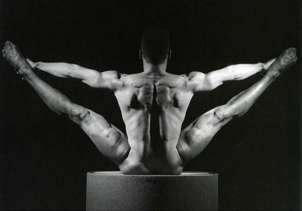 Nude © Robert Mapplethorpe Foundation. If I violated any rules by using this photo I apologize in advance and will delete all of it when contacted. I do not intend to shock anyone with its content; it's merely used to support my piece.