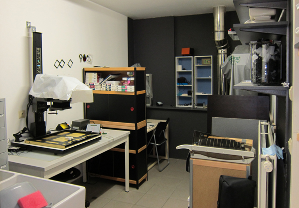 Galerie Zebra - Private darkroom dry side