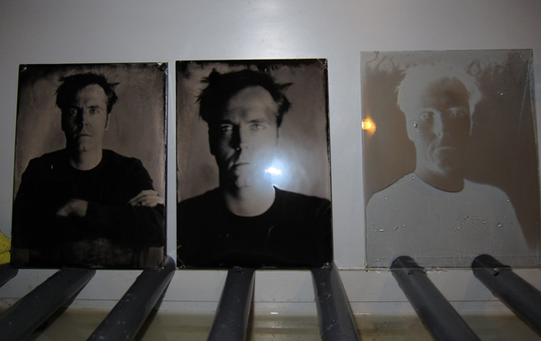 Catch of the day from LTR: 18x24 BGA; 18x24 BGA unfortunately too unsharp, 8x10" Collodion Negative